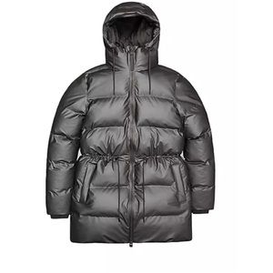 Rains Alta Puffer Parka Charcoal NWT L